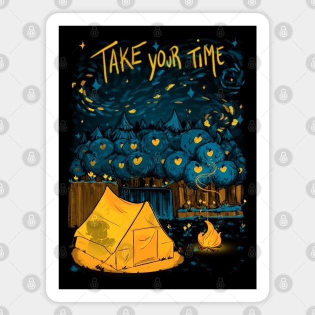 Take Your Time Magnet by TheTeenosaur